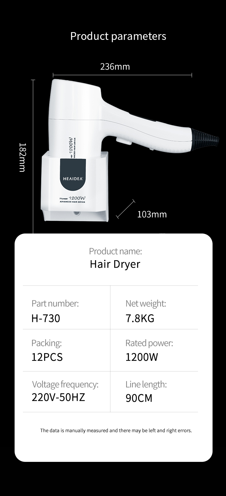 Hair Dryer H 730 08